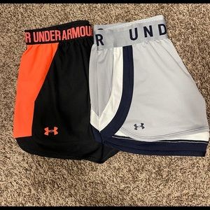 2 pair of Under Armor shorts Medium